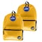 Bazic Products 16in. Basic Backpack, Mustard, 2PK 1042 - alternate 1